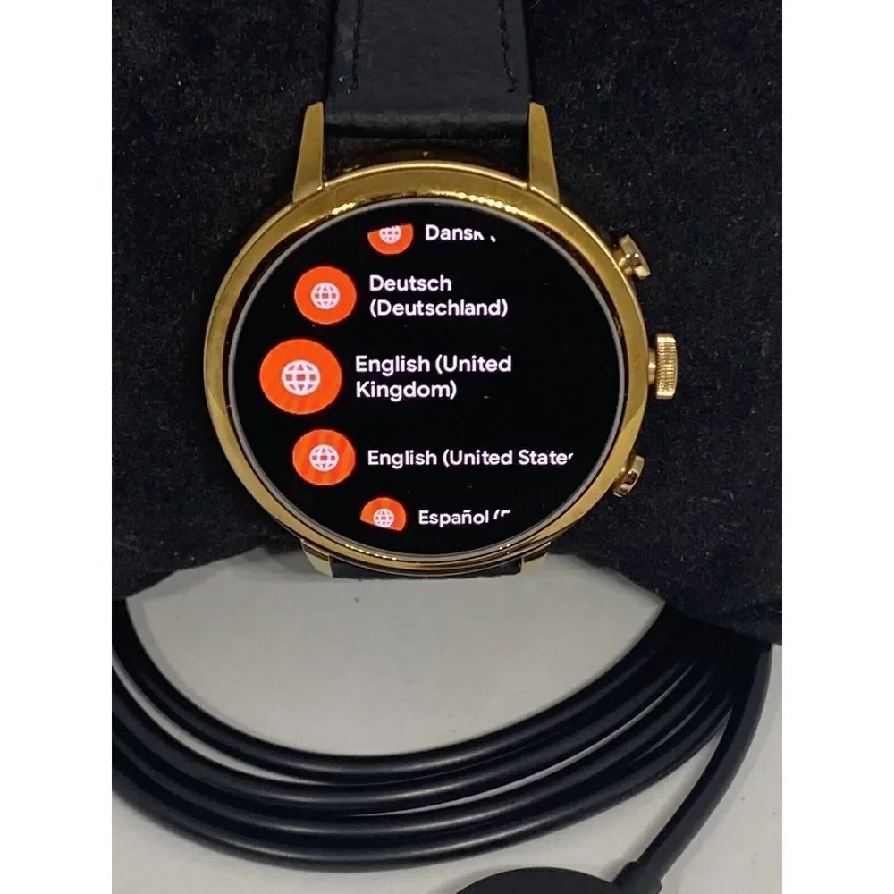 Fossil Gen 4 Authentic Digital Dial Smart Watch Custom Band FTW6016 AB186